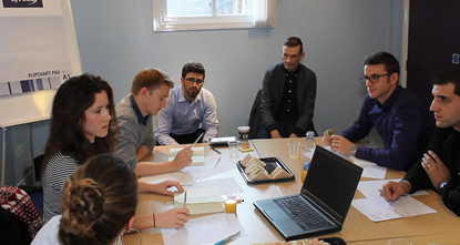 The Disruptors working alongside ENGIE UK mentors